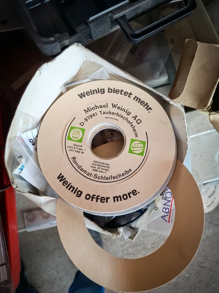 Disc abraziv Weinig Rondamat 225x5x60 mm - Calitate Germană